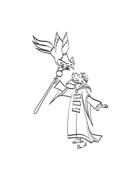 Раскраска сказка о золотом петушке Пушкина