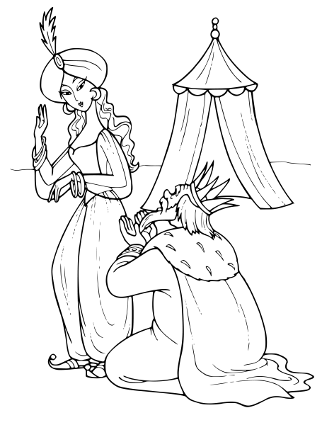 Мышиный Король раскраска