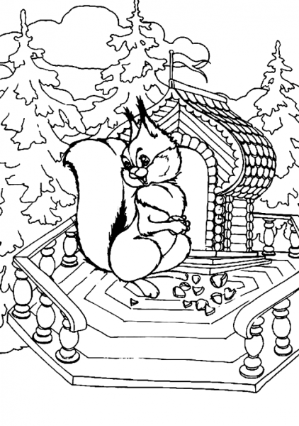 Сказка о царе Салтане белка