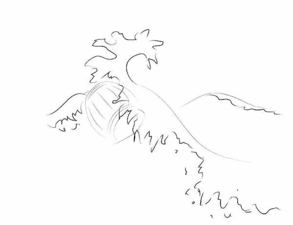 Сказка о царе Салтане рисунок карандашом