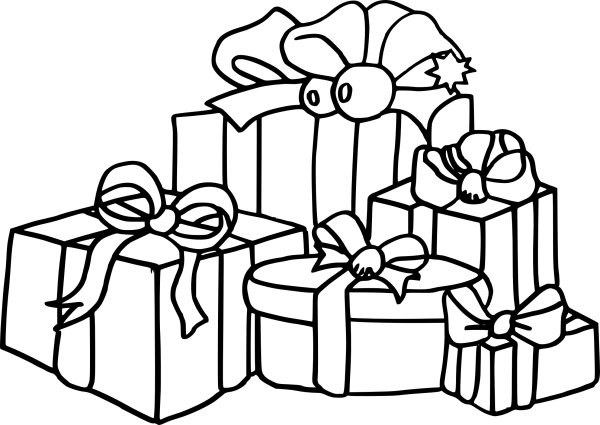 Подарки на НГ рисунок