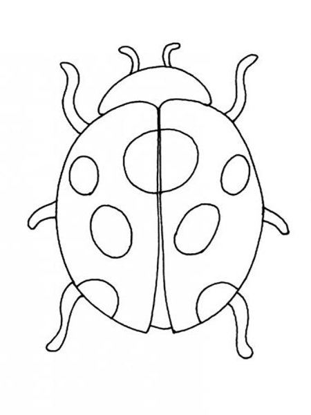 Божья коровка рисунок