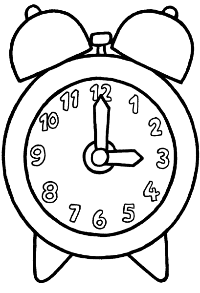 Части суток раскраска