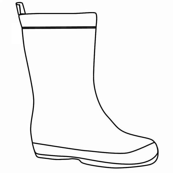 Сапожки раскраска