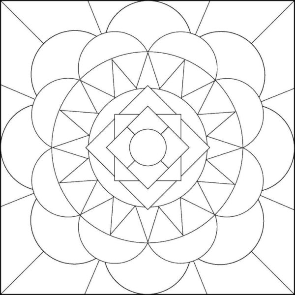 Орнамент из геометрических фигур