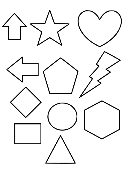 Геометрические фигуры для детей