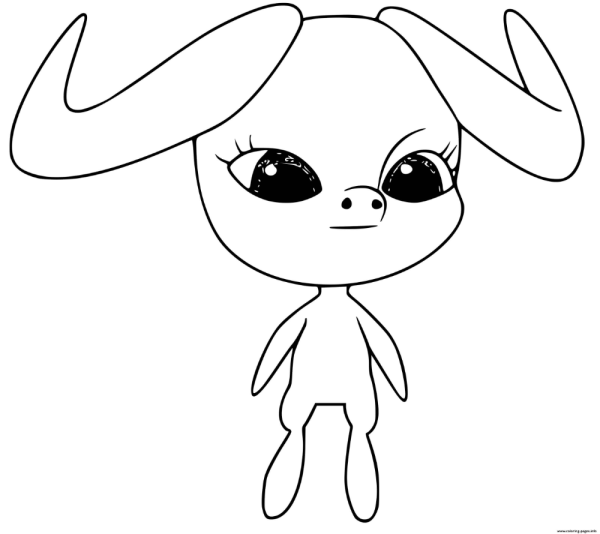 Раскраска леди баг КВАМИ