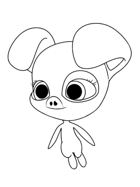 Раскраска леди баг КВАМИ