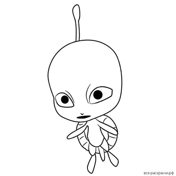 КВАМИ леди пчелы раскраска