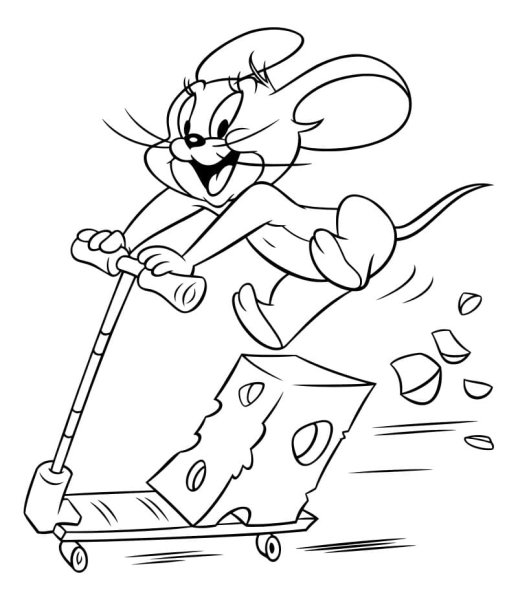 Разукрашки то и Джерри