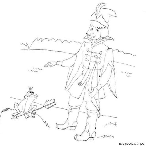 Иван Царевич раскраска