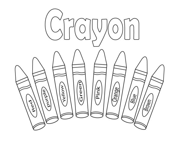 Раскраска for Kids Crayon