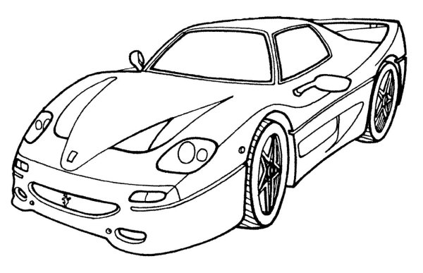 Автомобили (раскраски)