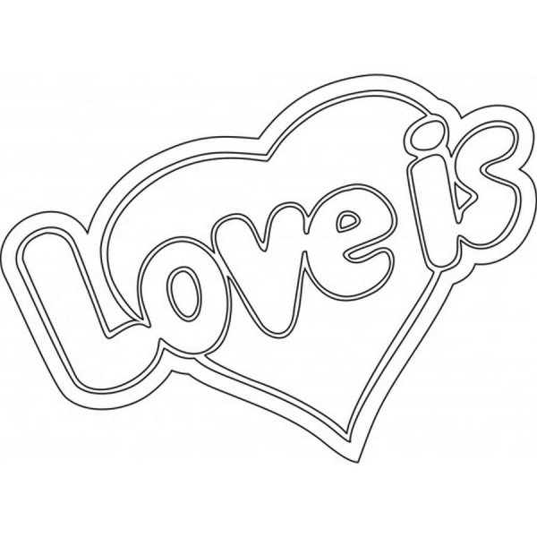 Love is надпись