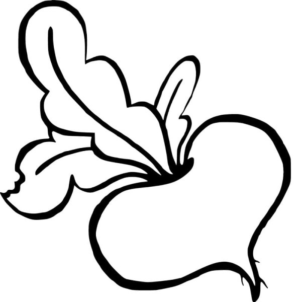 Трафареты овощей для вырезания