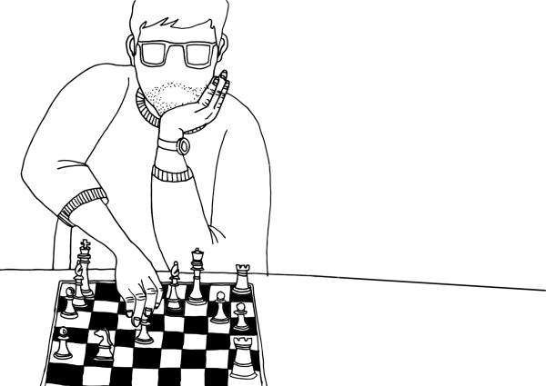 Шахматы и шашки рисунок для срисовки