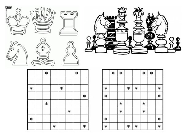 Шахматные задания для дошкольников
