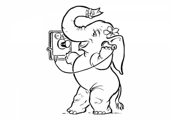 Раскраска сказка доктор Айболит