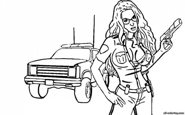 Раскраски игры ГТА